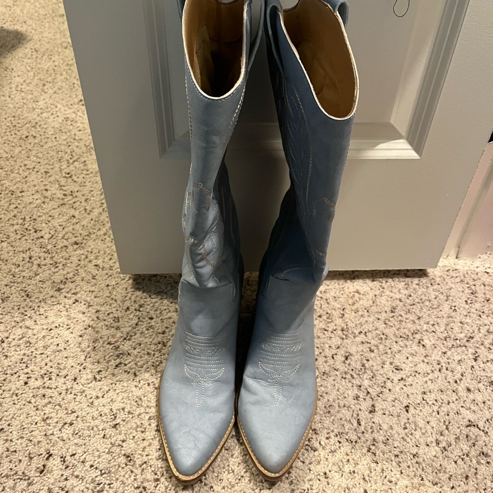 Blue Cowboy Boots